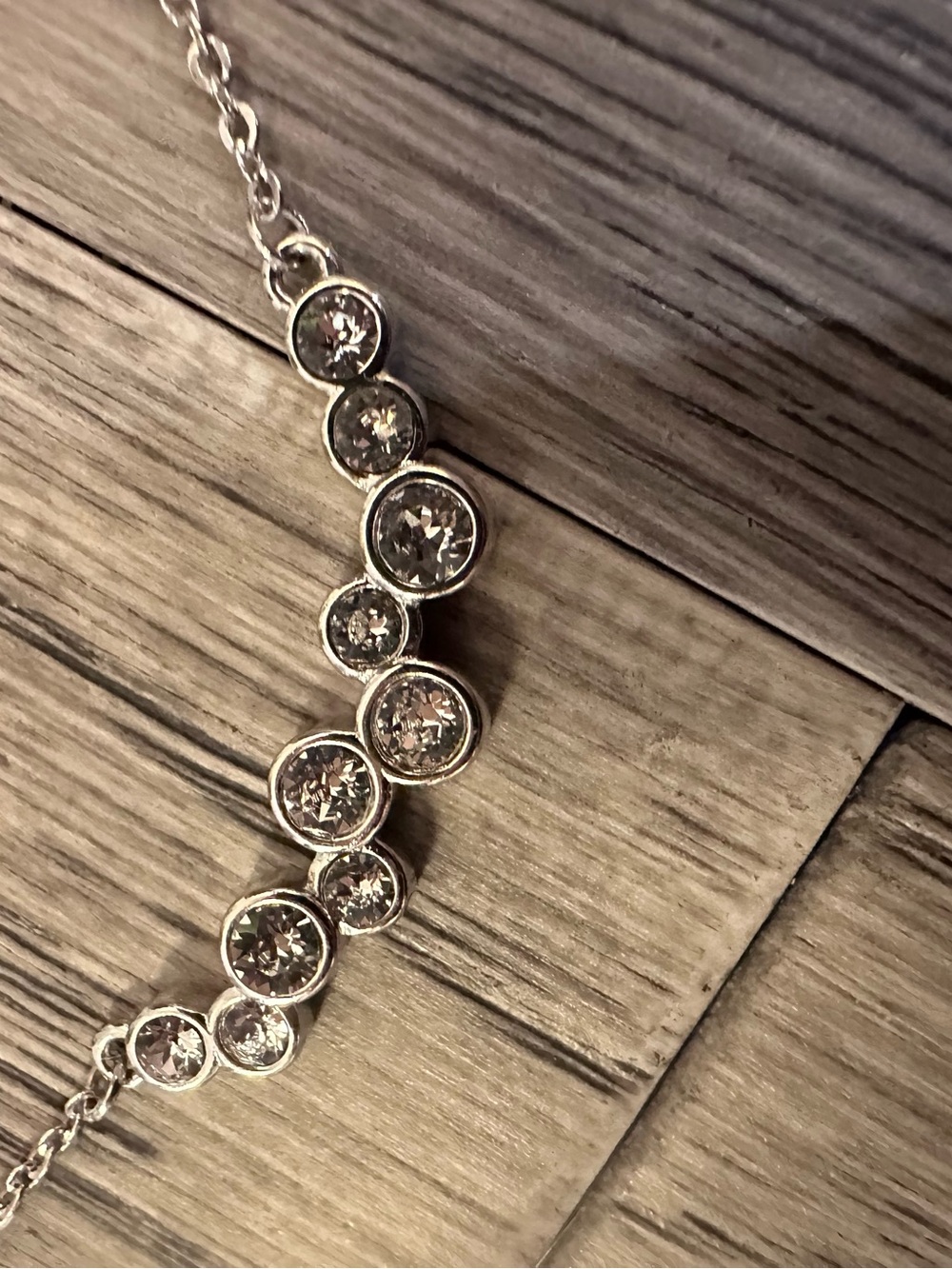 Nic & Syd Crystal Cluster Necklace - Picture 9 of 11